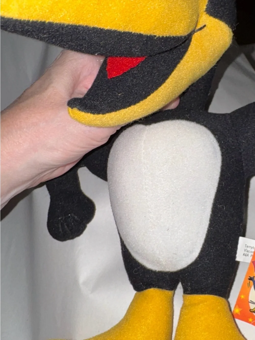 Vintage 1997 Viacom Heckle And Jeckle Magpie 8” Plush Terrytoons